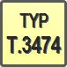 Piktogram - Typ: T.3474